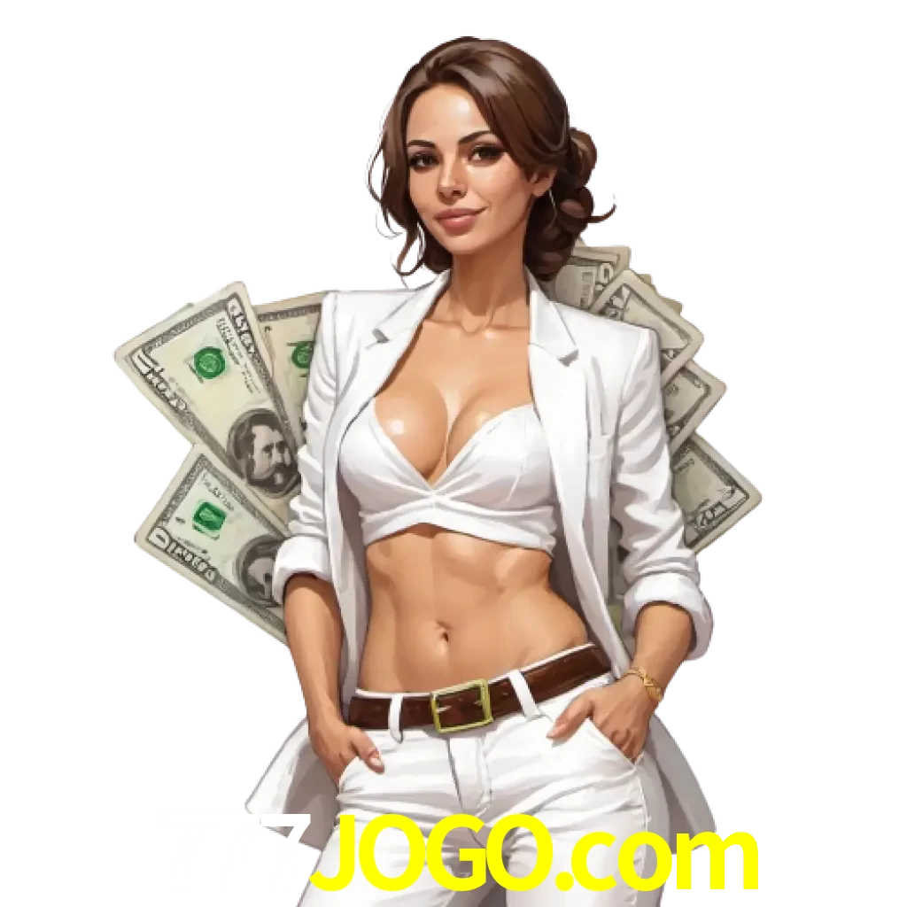 woman with money playing in 777jogo bet casino
